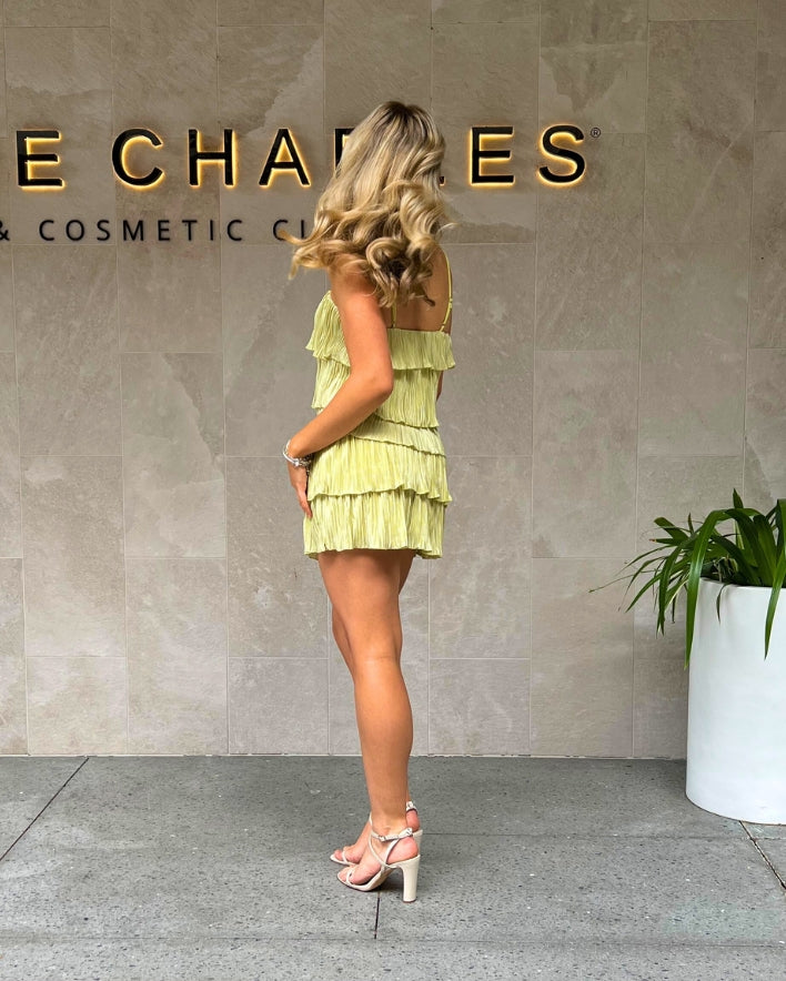 Brea Mini Dress - Sage