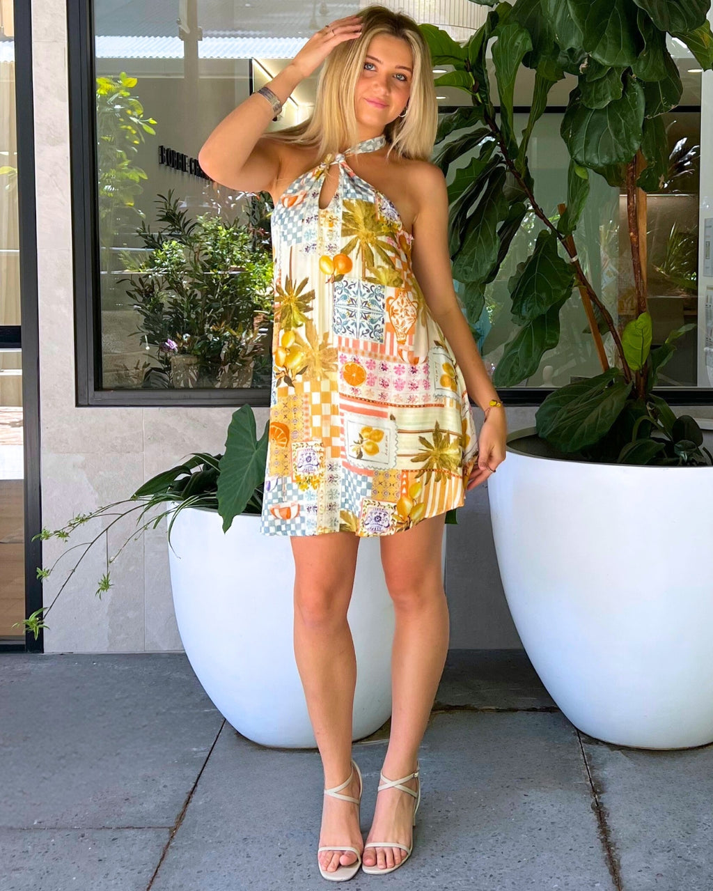 Dahlia Mini Dress - Las Palmas