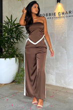 Load image into Gallery viewer, Riya Set Pants - Brown
