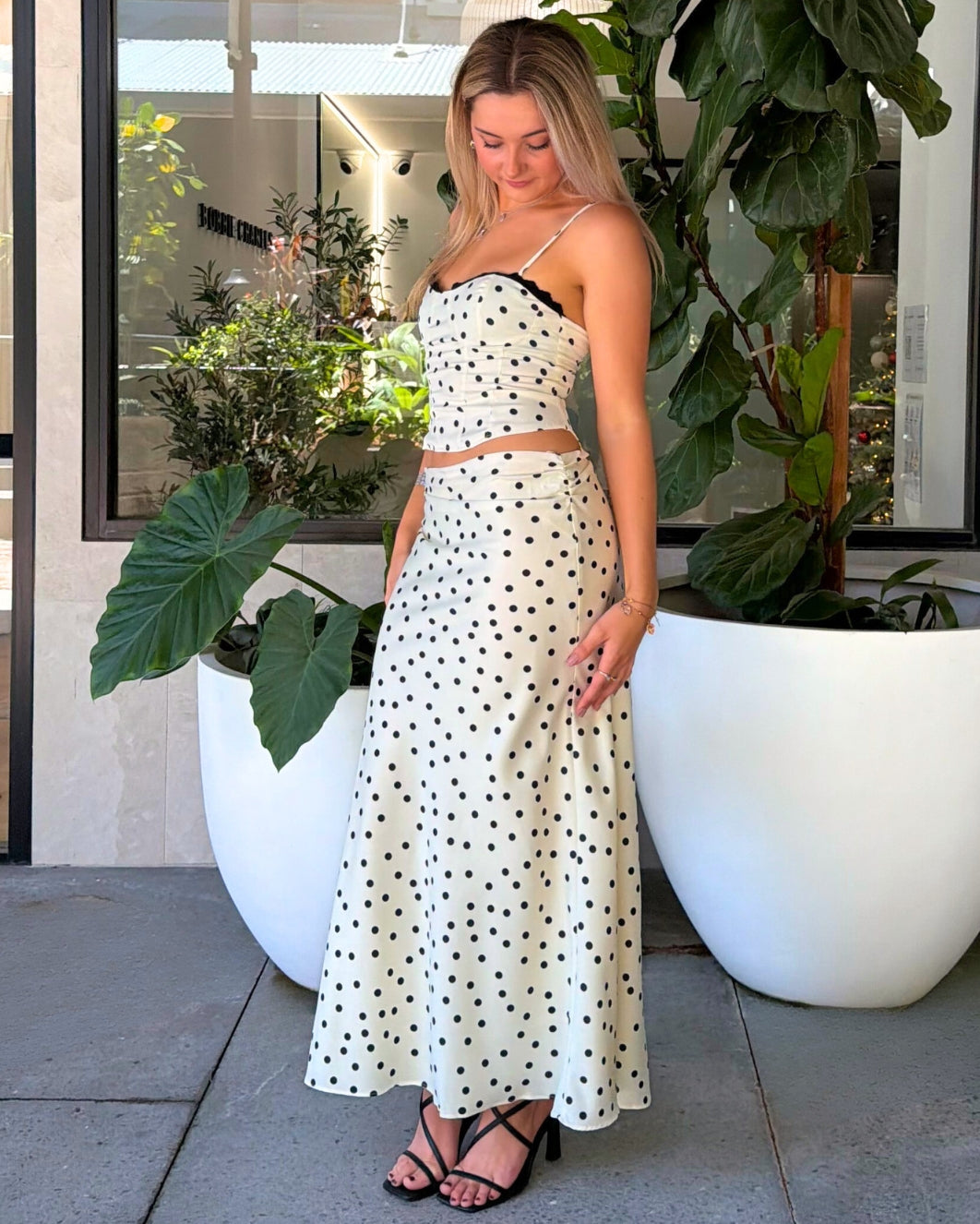 Lotty Set Skirt - Polka Dot