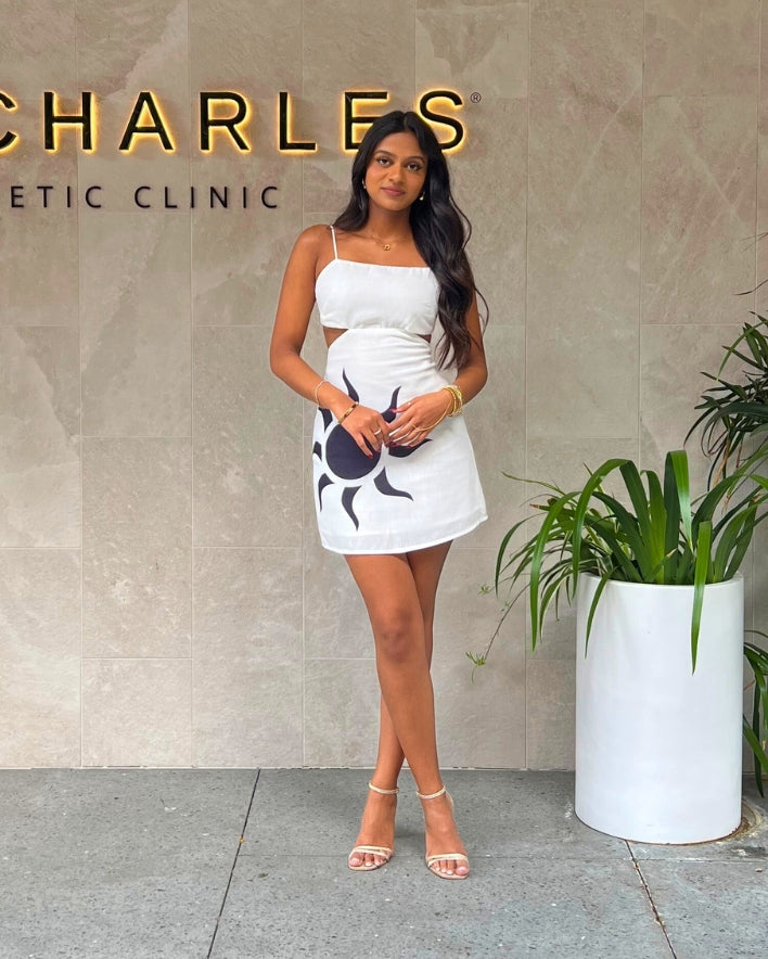 Ronda Mini Dress - White