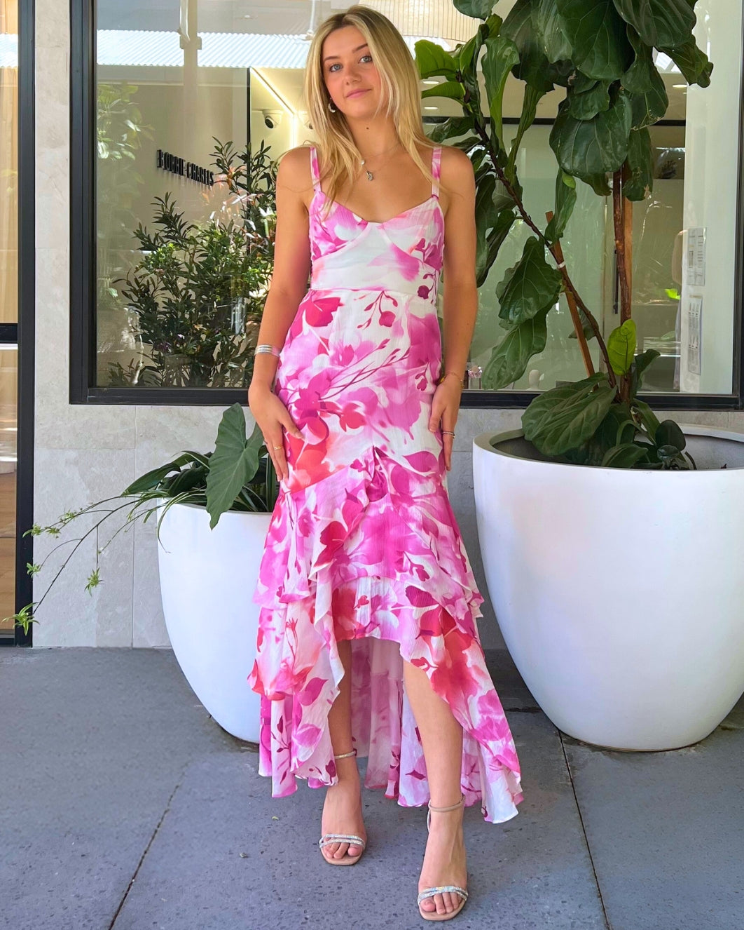 Natasha Maxi Dress - Pink
