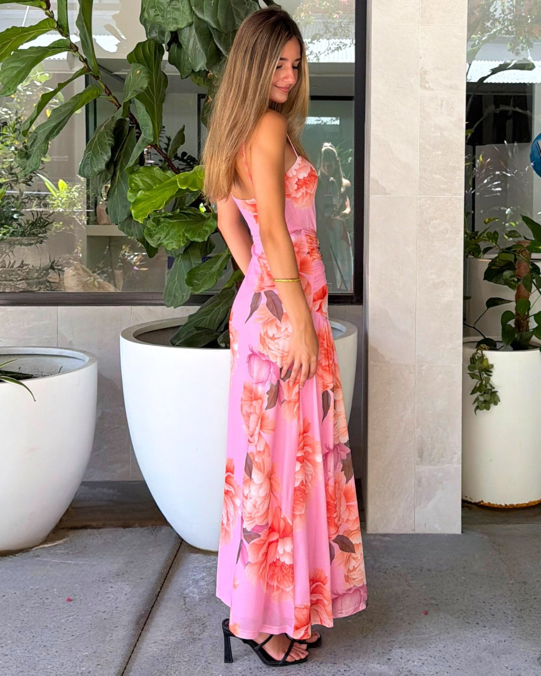 Elle Maxi Dress - Pink