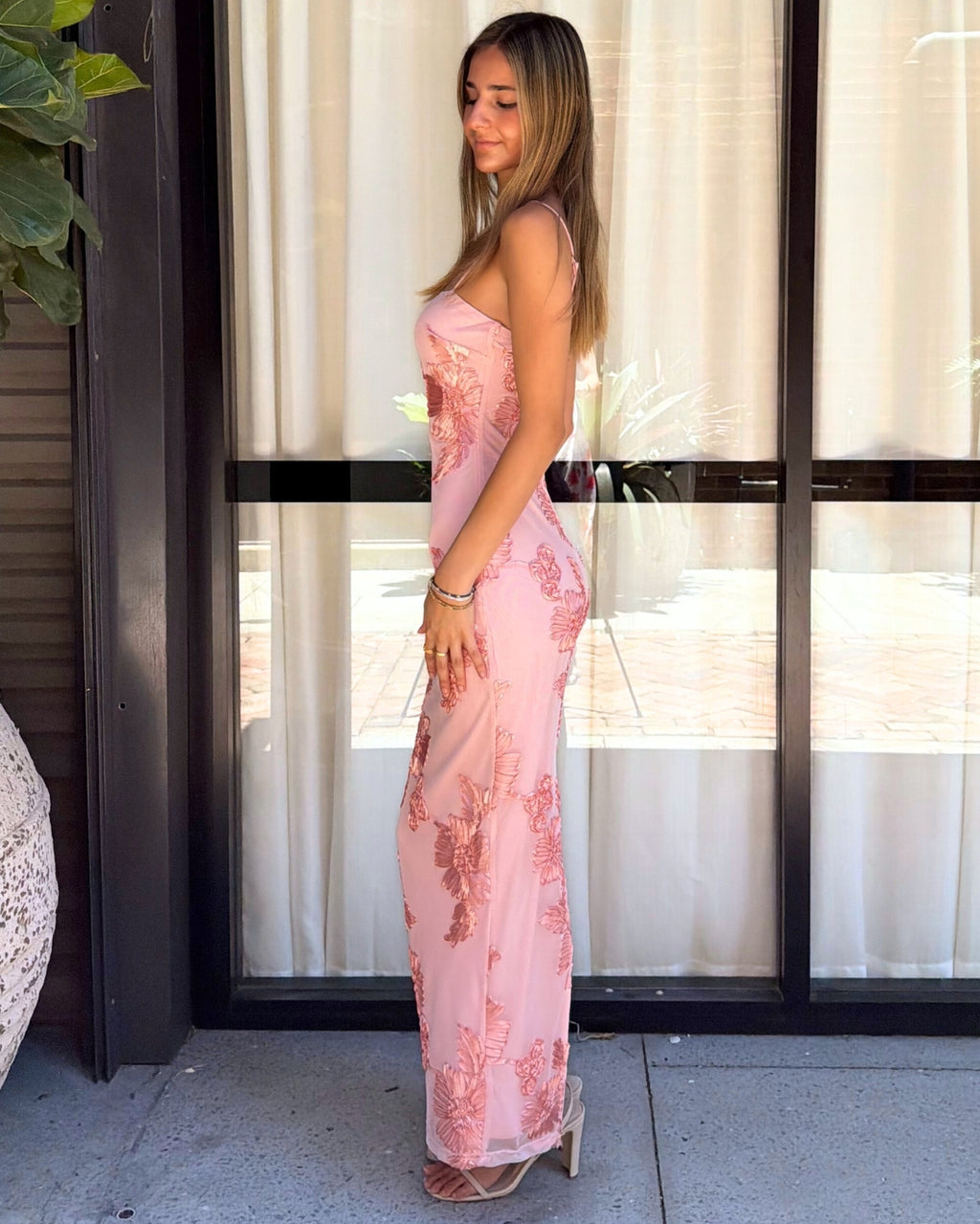 Georgina Maxi Dress - Blush