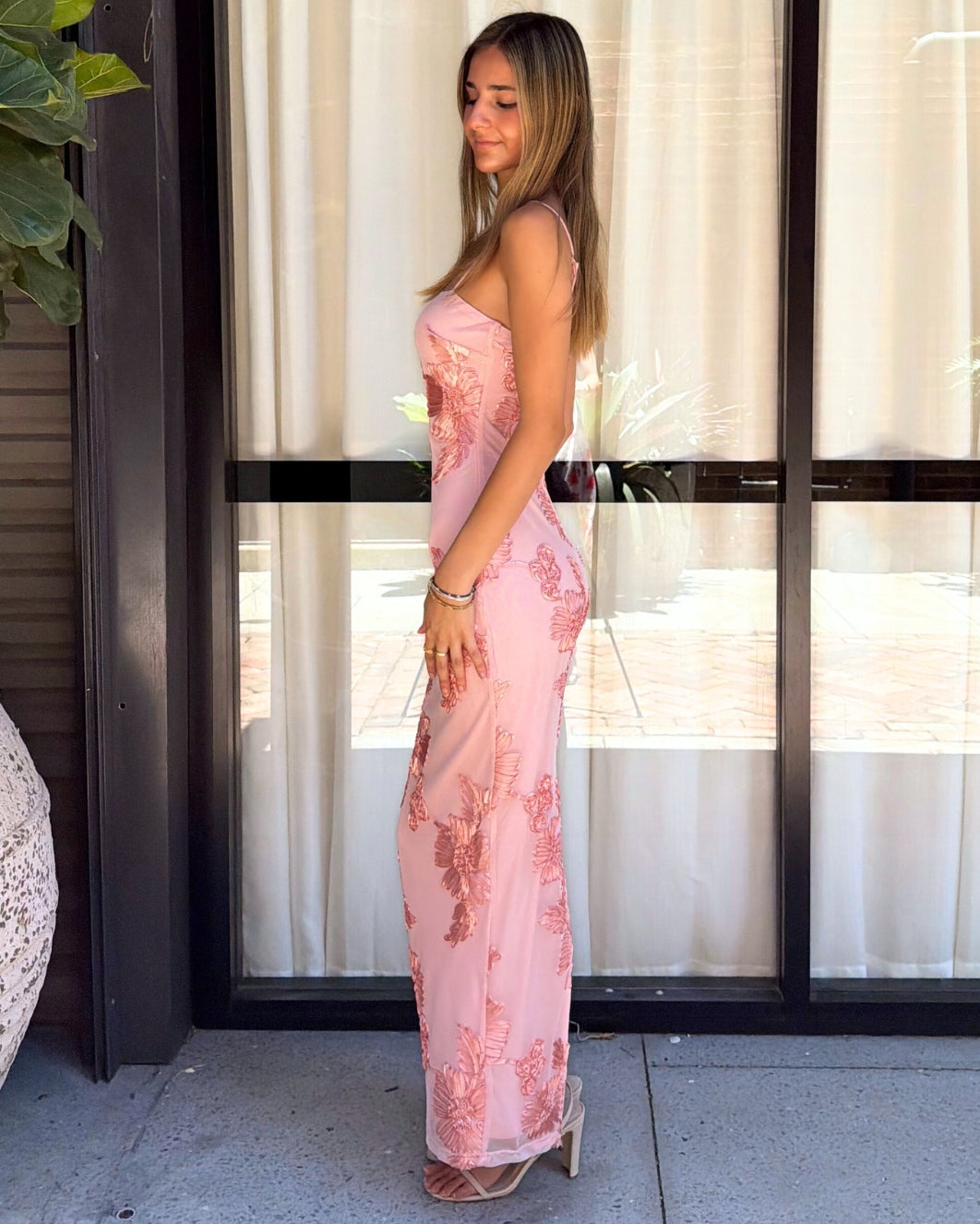 Georgina Maxi Dress - Blush