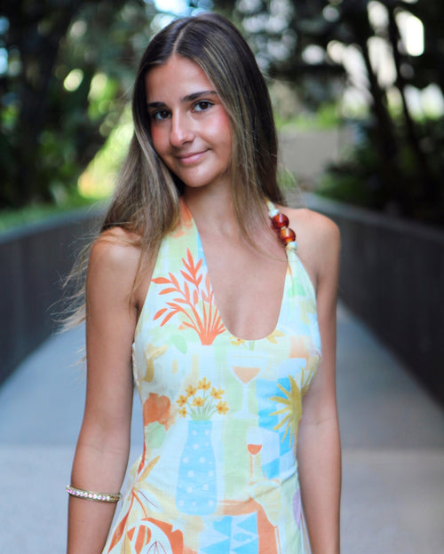 Melissa Mini Dress - Green