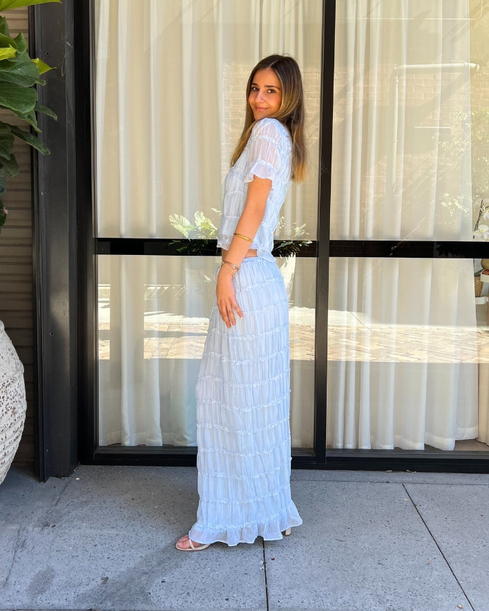 Mariette Set Skirt - Blue