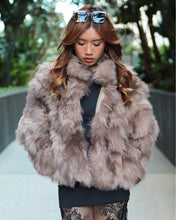 Load image into Gallery viewer, Isa Fur Coat - Mocha
