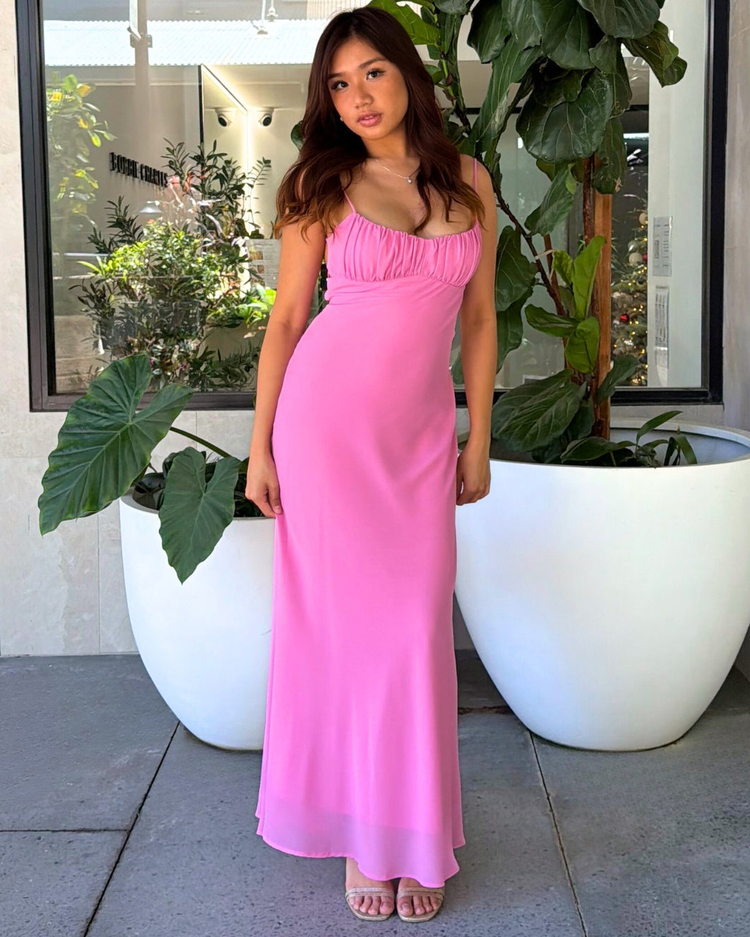 Methyr Maxi Dress - Pink