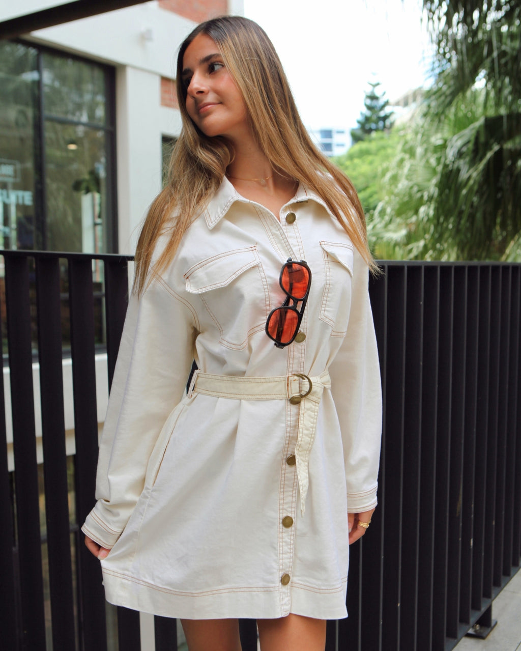 Bridget Mini Dress - Butter Denim