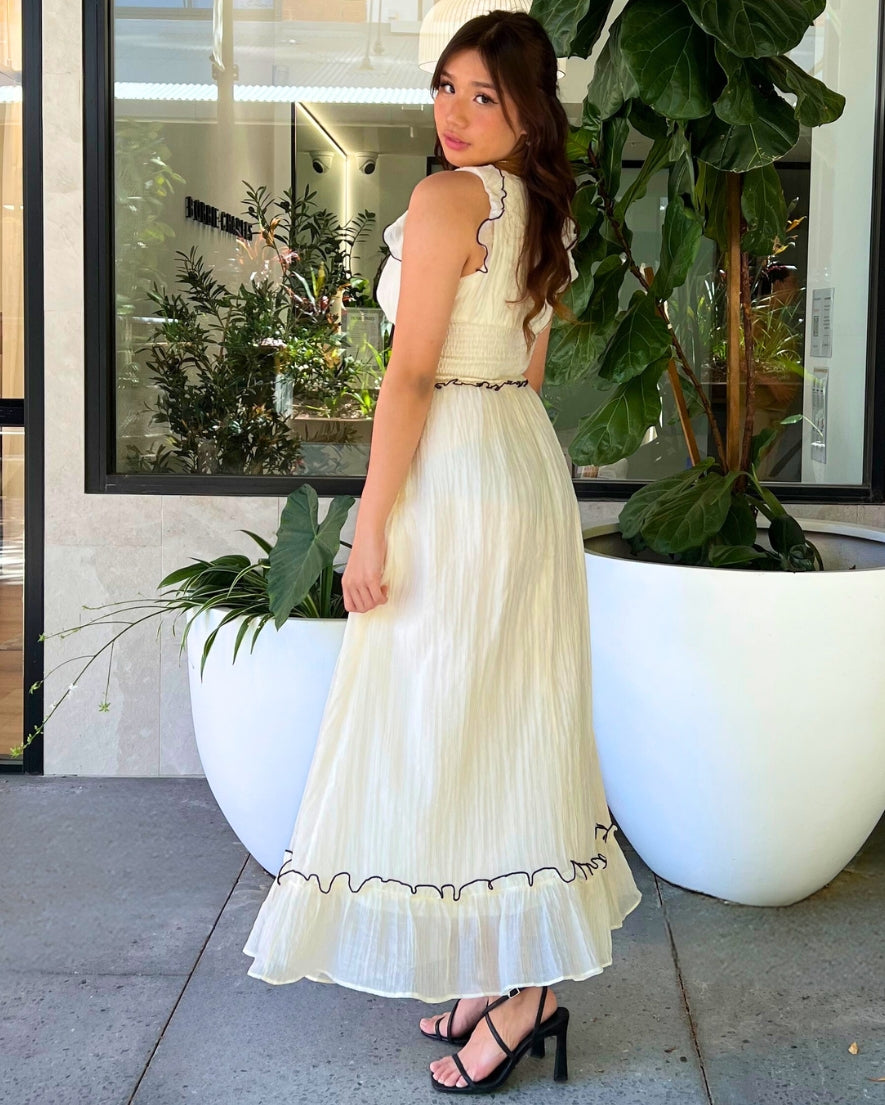 Yuna Maxi Dress - Butter