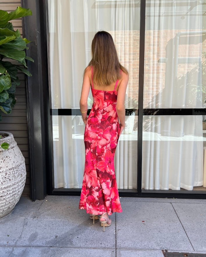 Rosae Maxi Dress - Red