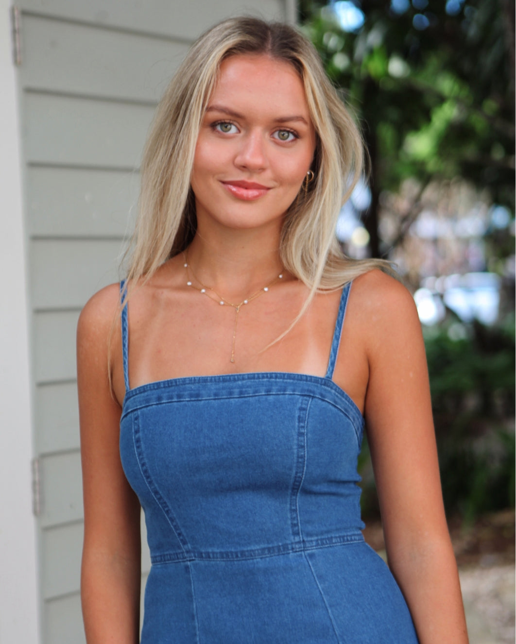 Taylor Maxi Dress - Denim Blue