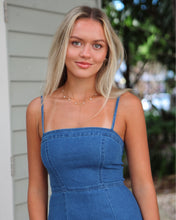 Load image into Gallery viewer, Taylor Maxi Dress - Denim Blue
