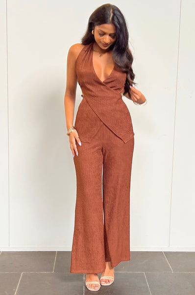 Emily Set Top - Chocolate
