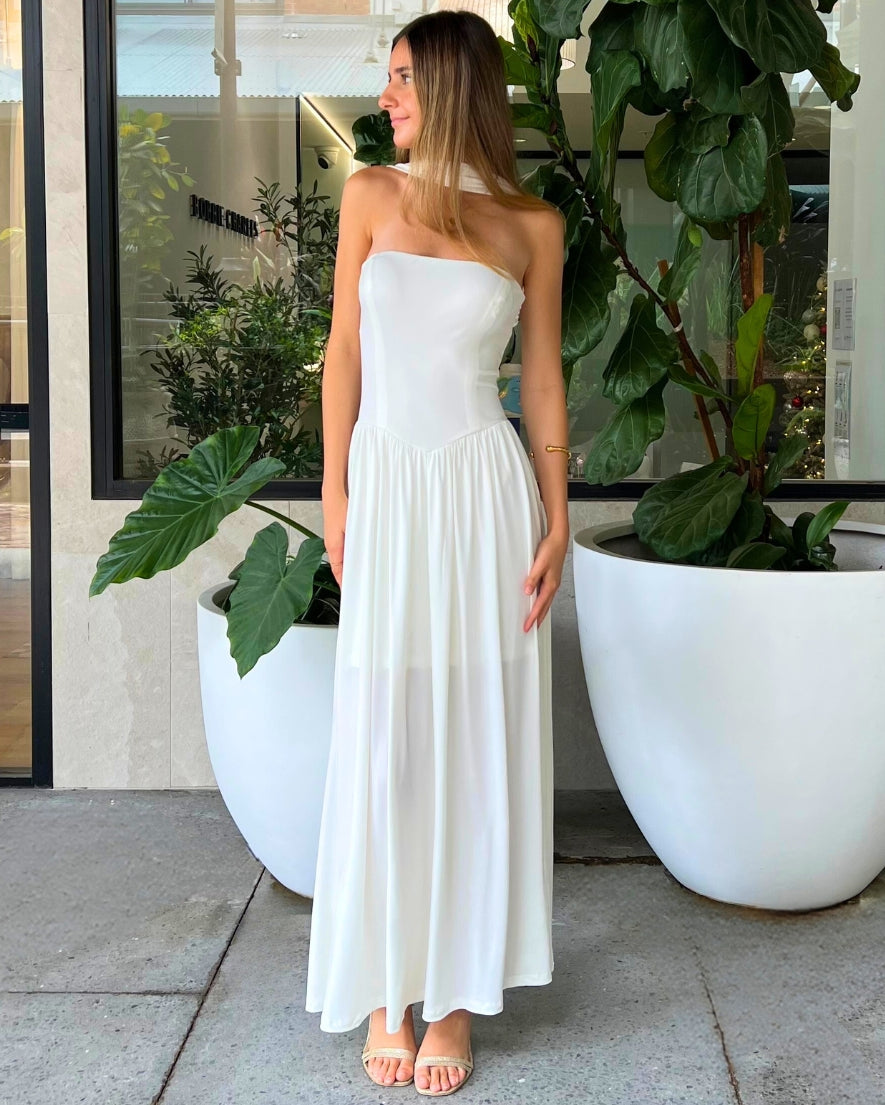 Cathy Maxi Dress - White