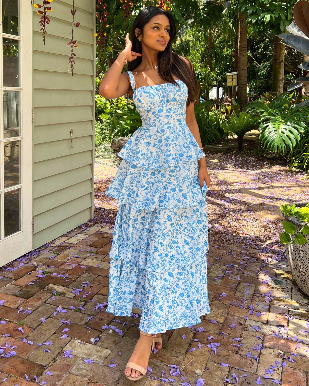 Marzia Maxi Dress - Blue