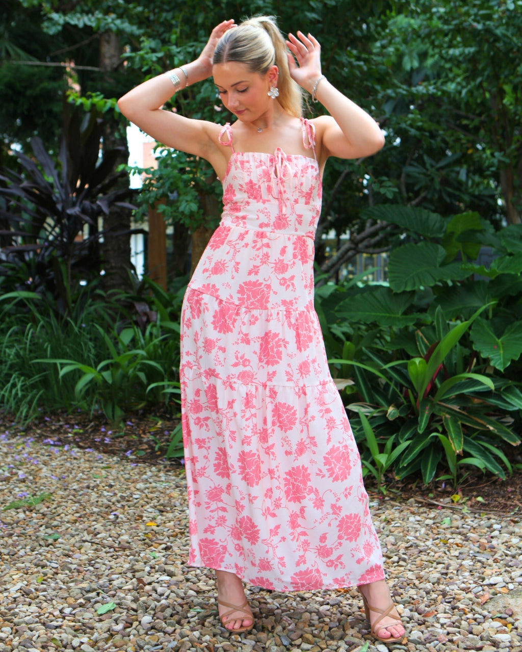 Mae Maxi Dress - Pink