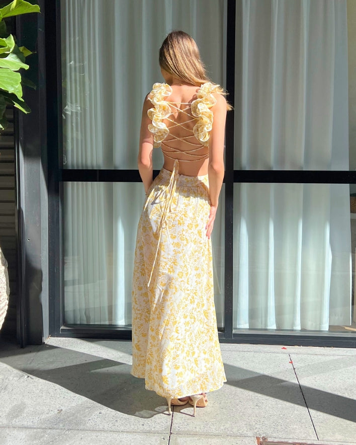 Omni Maxi Dress - Yellow