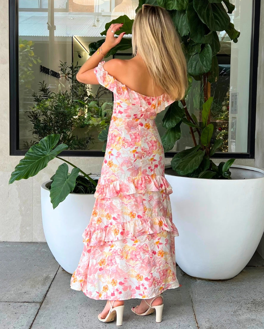 Rue Maxi Dress - Pink