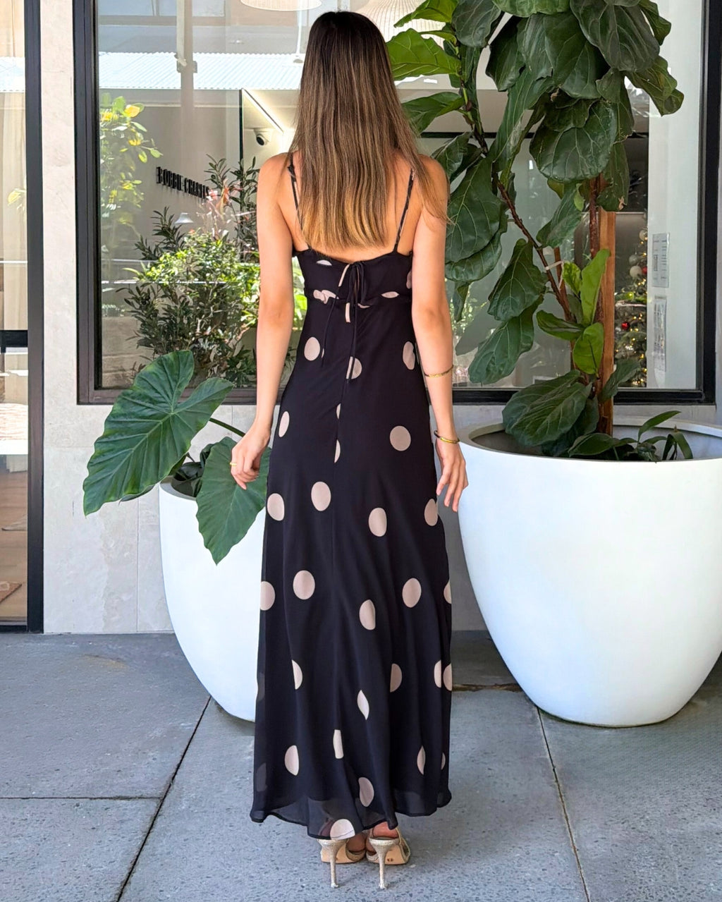Samara Maxi Dress - Polka Dot