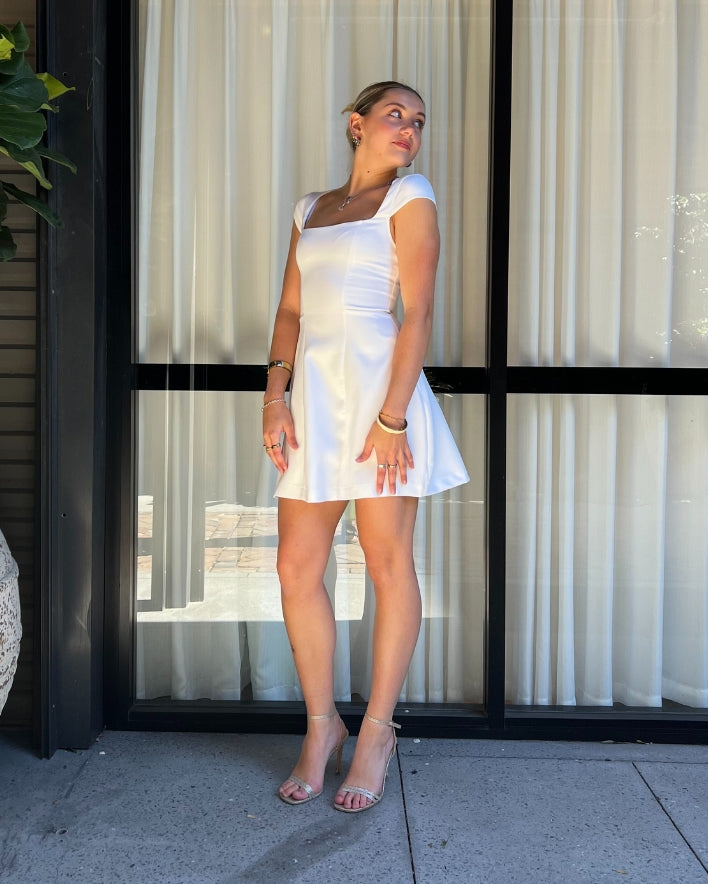 Tamari Mini Dress - White