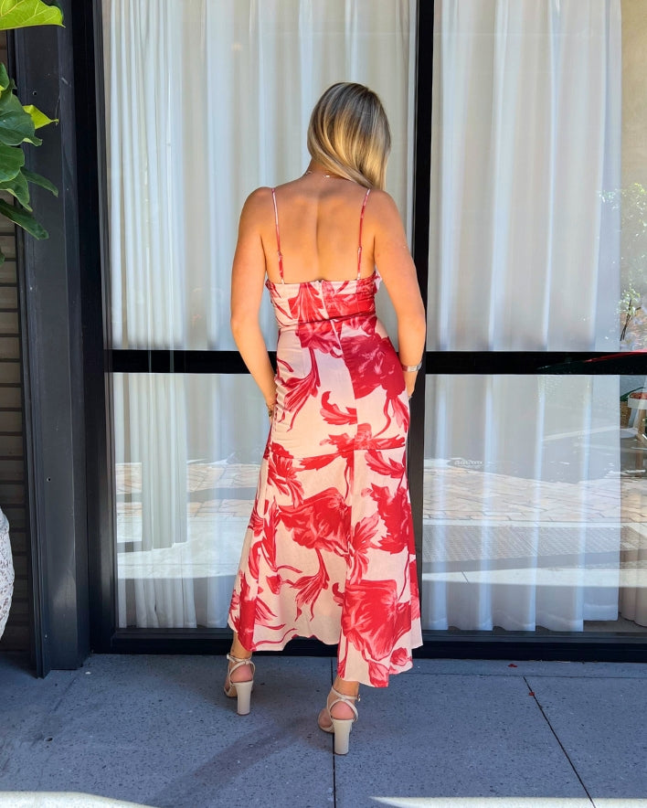 Pricilla Maxi Dress - Red