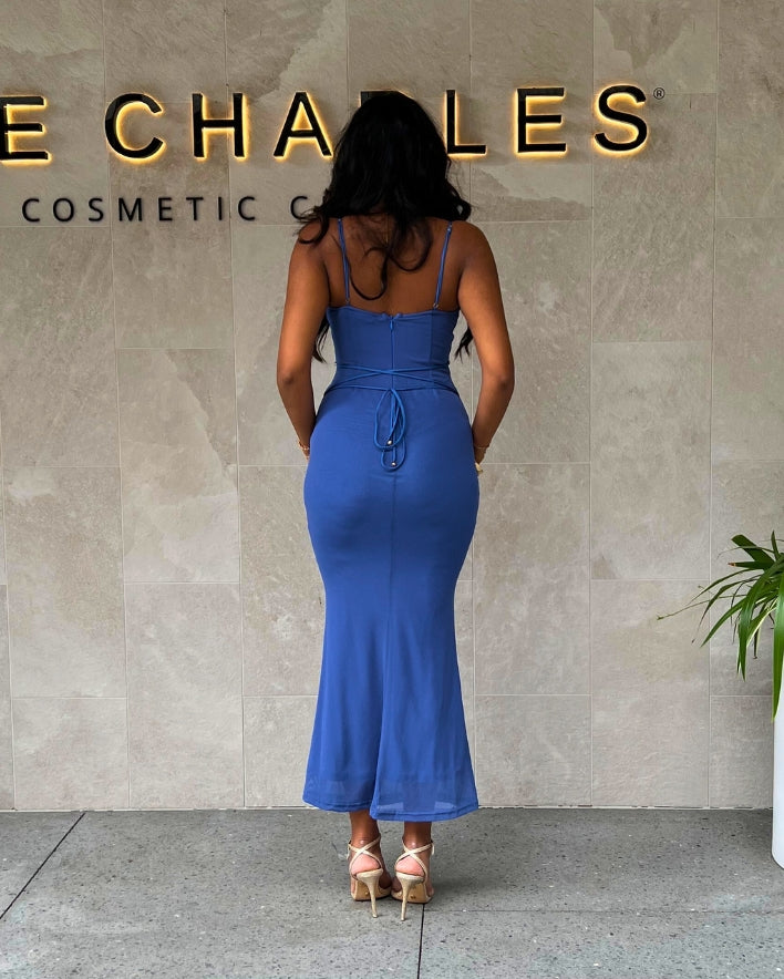 Cora Maxi Dress - Blue