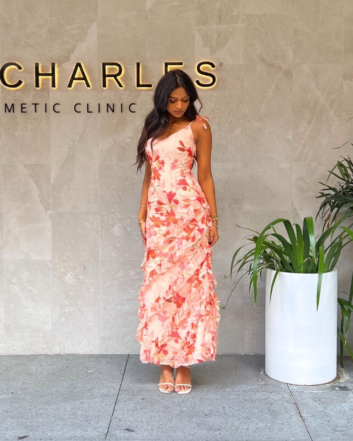 Gema Maxi Dress - Red