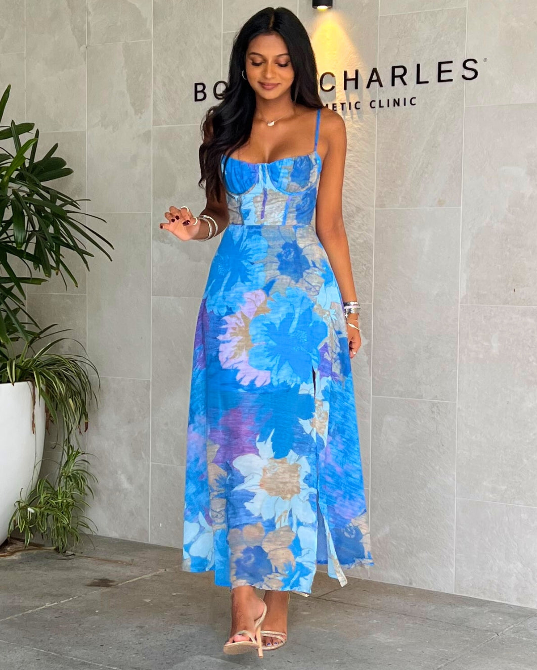 Radha Maxi Dress - Blue
