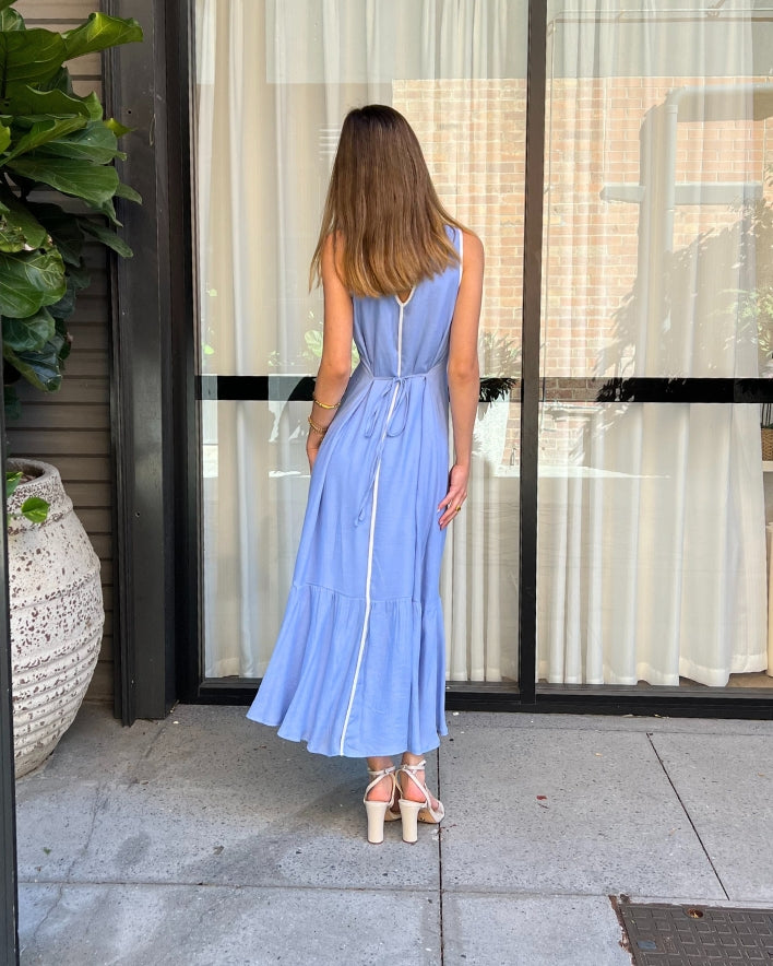 Serena Maxi Dress - Blue