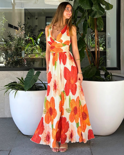 Loane Maxi Dress - Orange