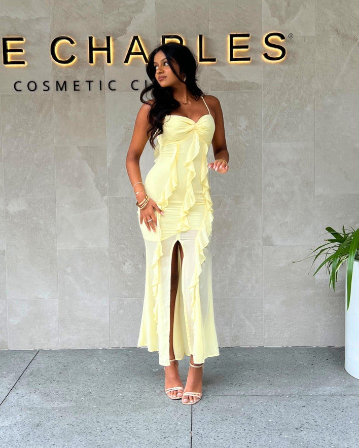 Tori Maxi Dress - Yellow