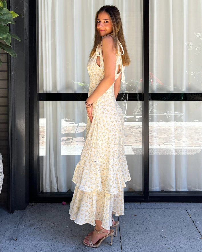 Ophelia Maxi Dress - Yellow