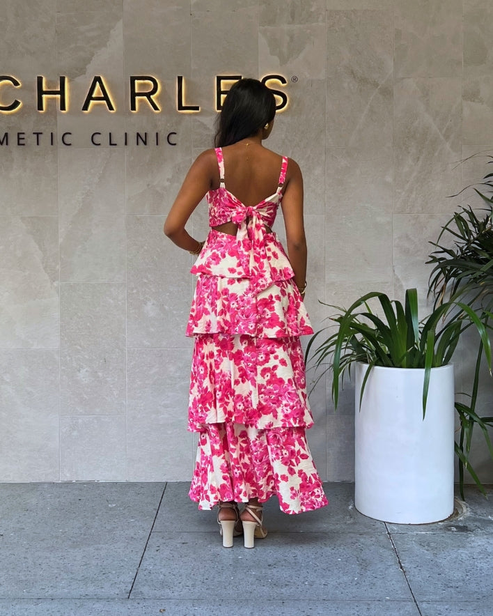 Marzia Maxi Dress - Fuchsia