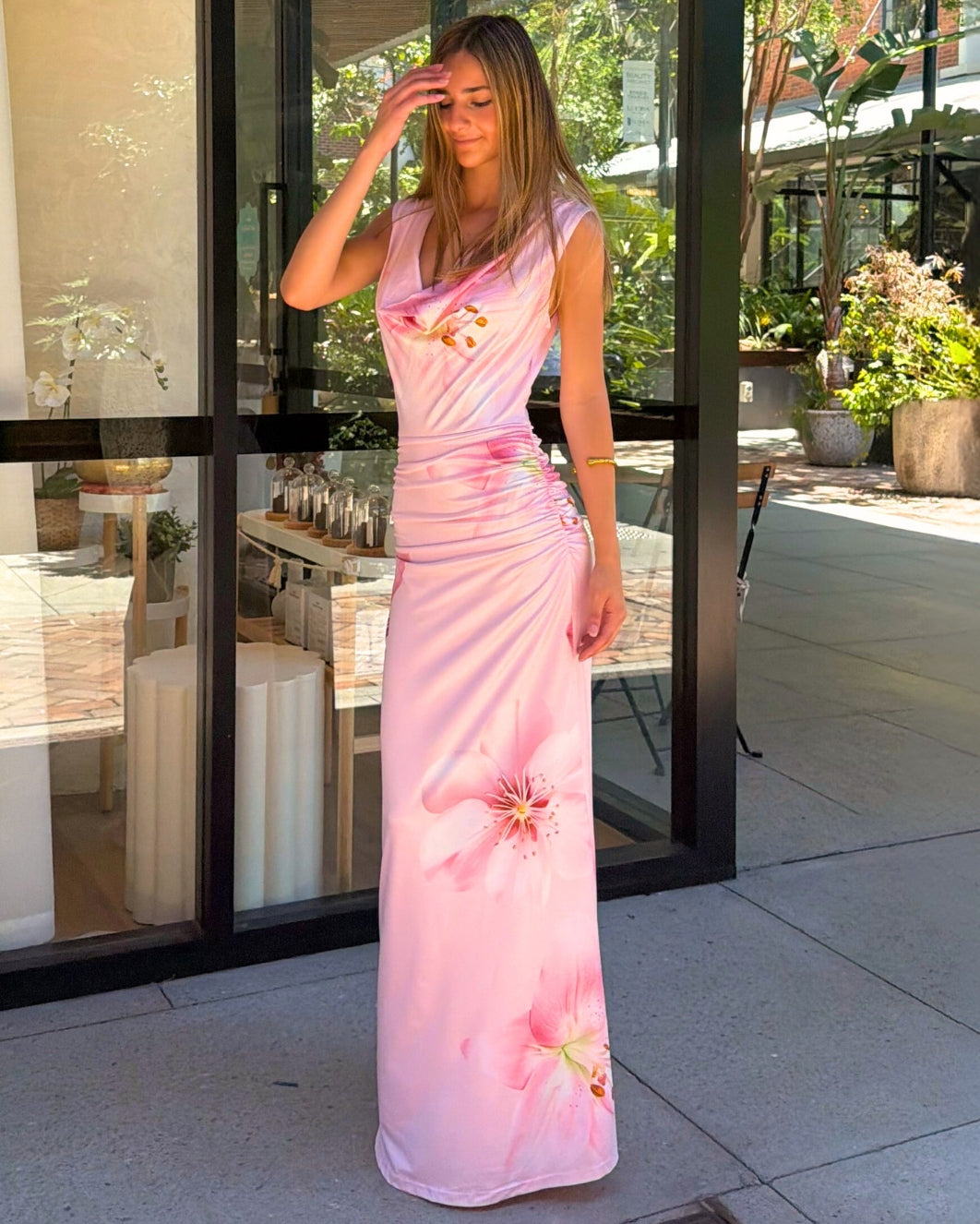 Calai Maxi Dress - Pink