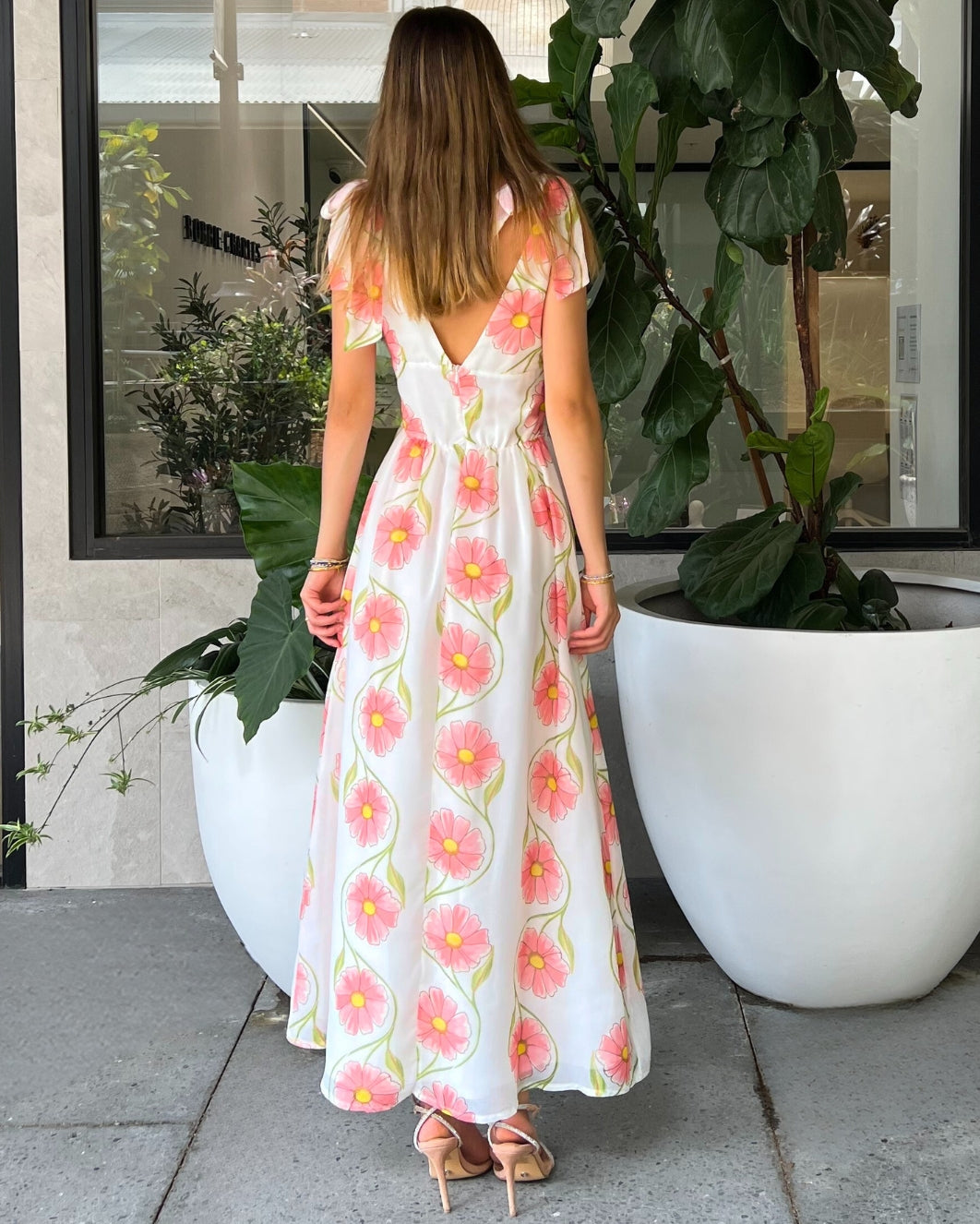 Delina Maxi Dress - Pink