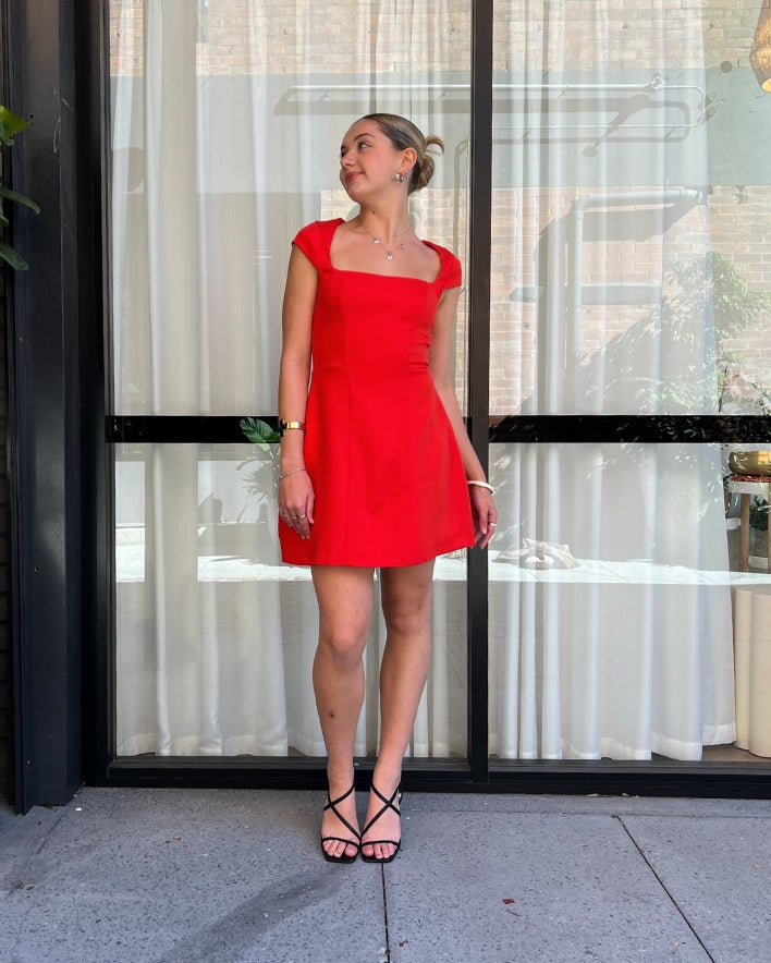 Tamari Mini Dress - Red