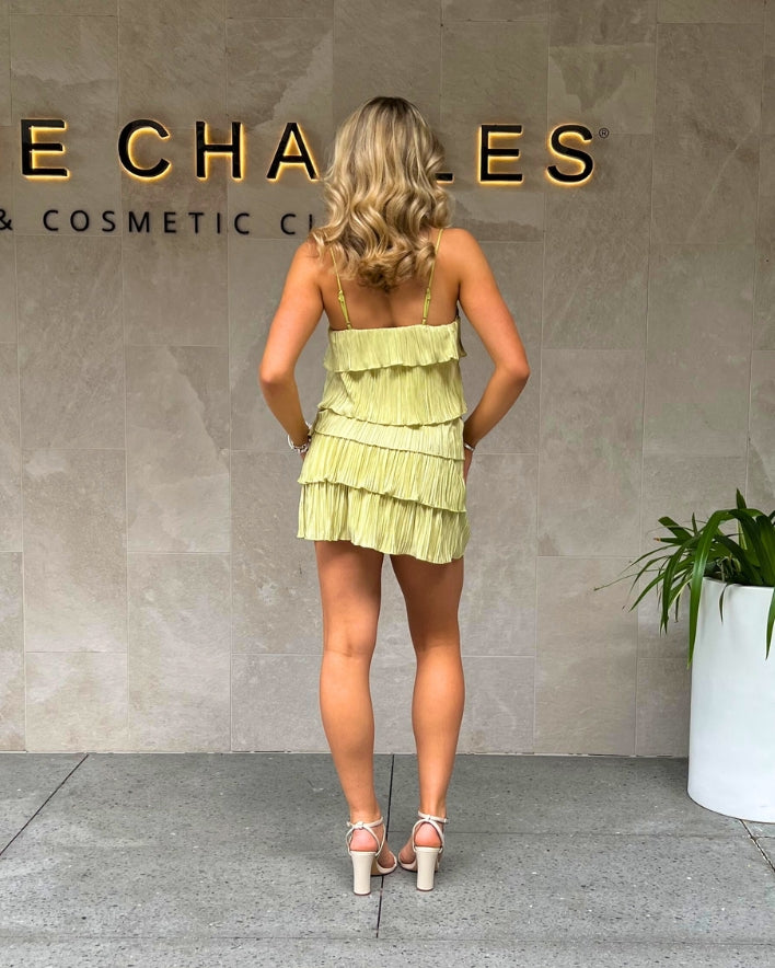 Brea Mini Dress - Sage