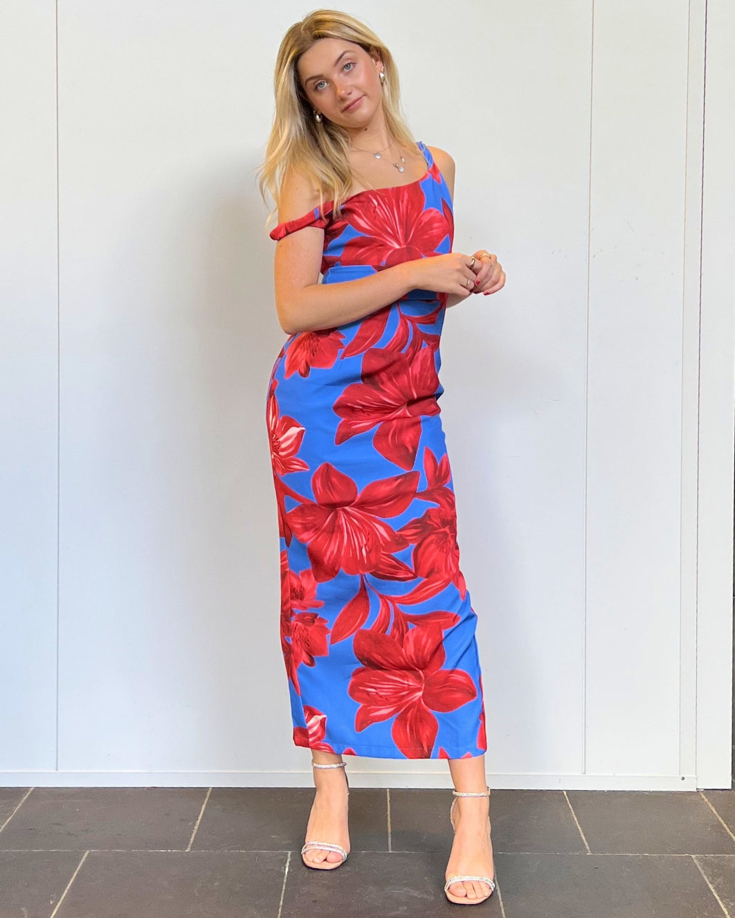 Harma Maxi Dress - Blue