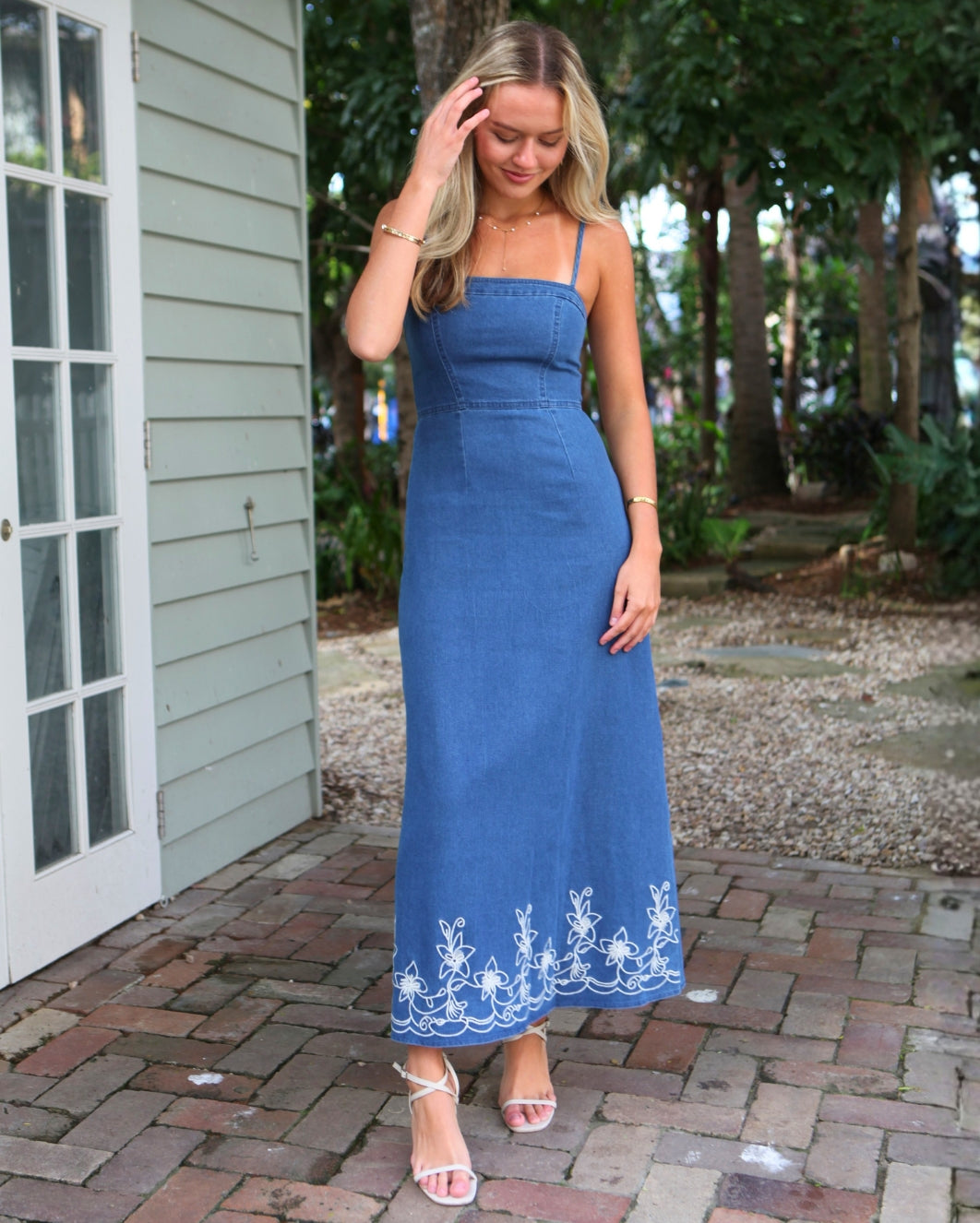 Taylor Maxi Dress - Denim Blue