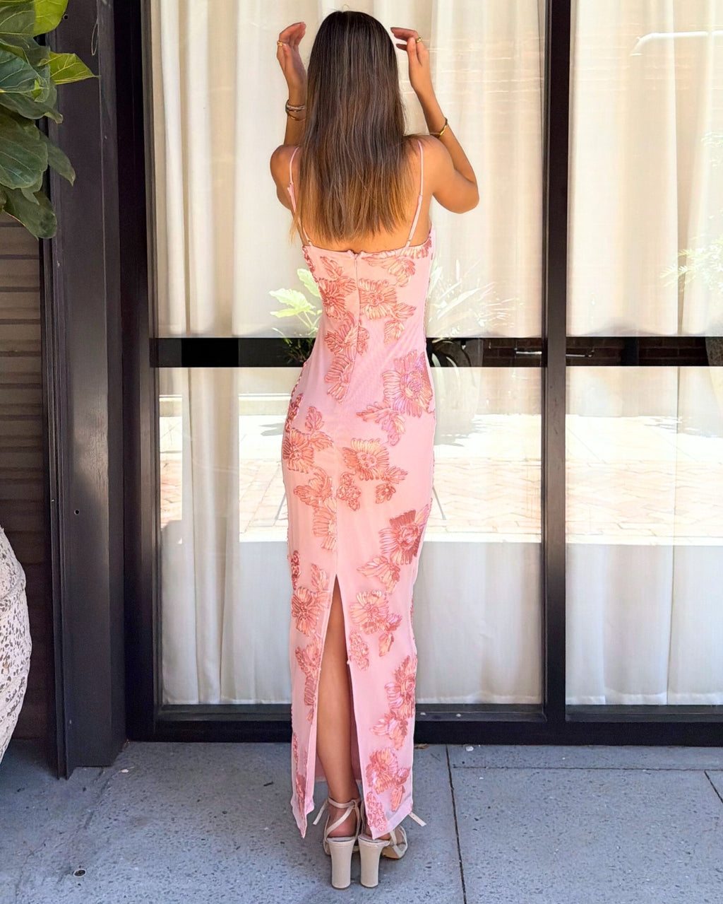 Georgina Maxi Dress - Blush