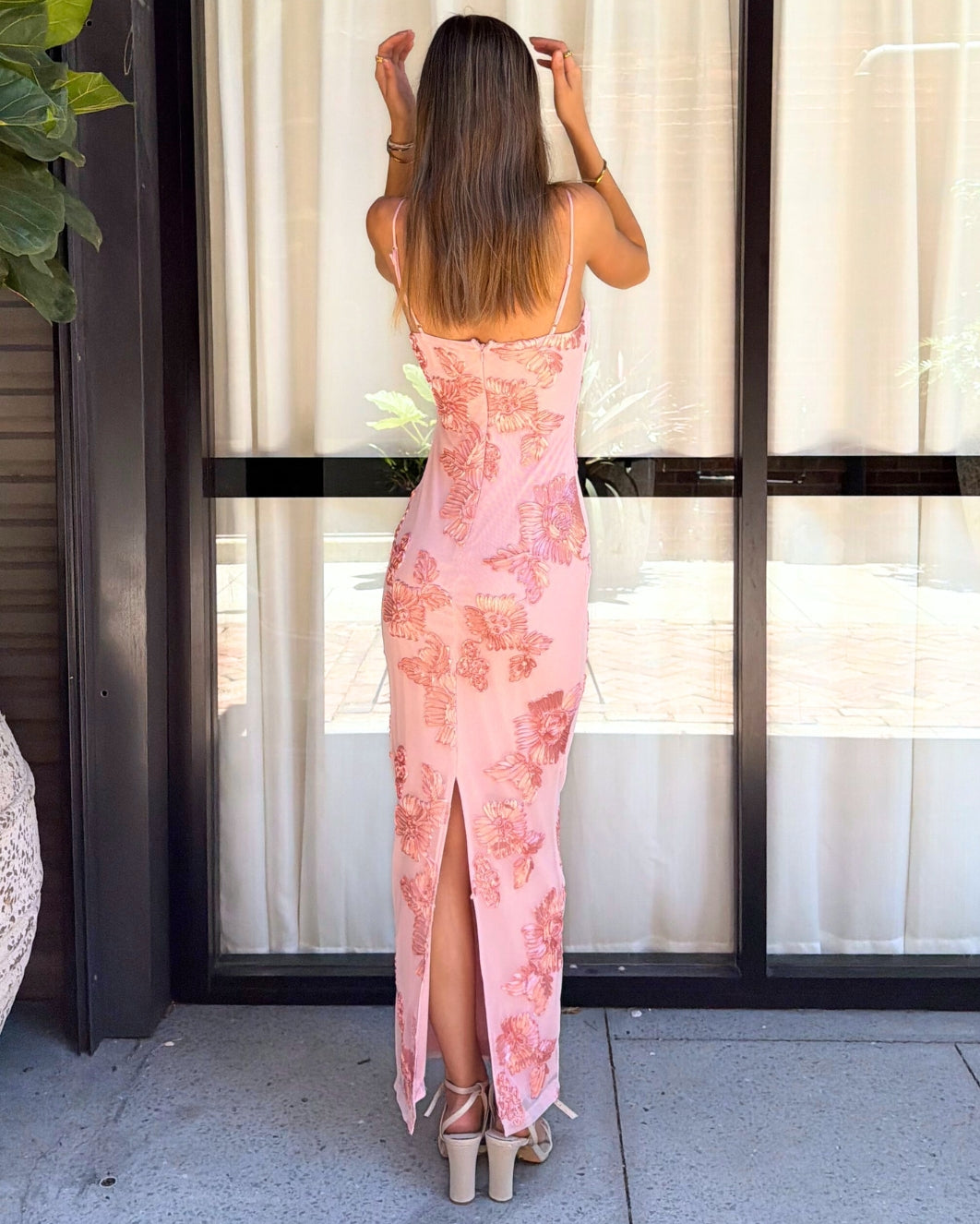 Georgina Maxi Dress - Blush