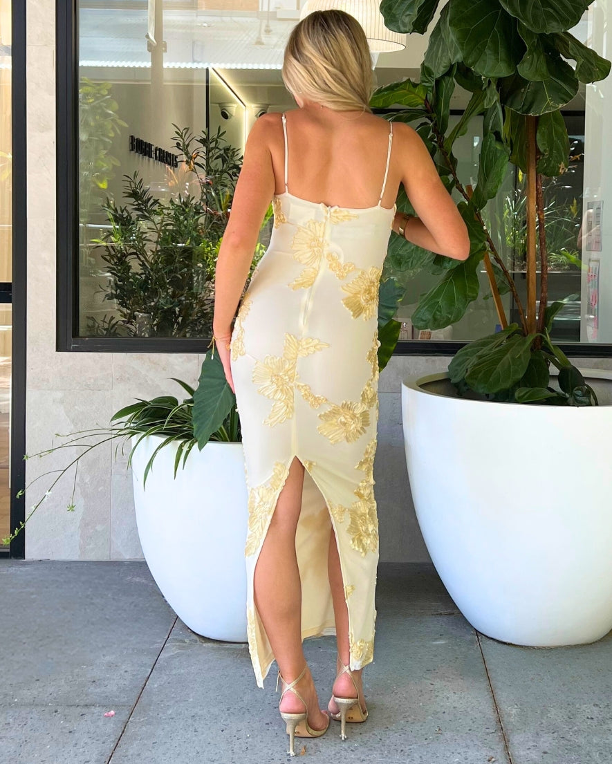 Georgina Maxi Dress - Yellow