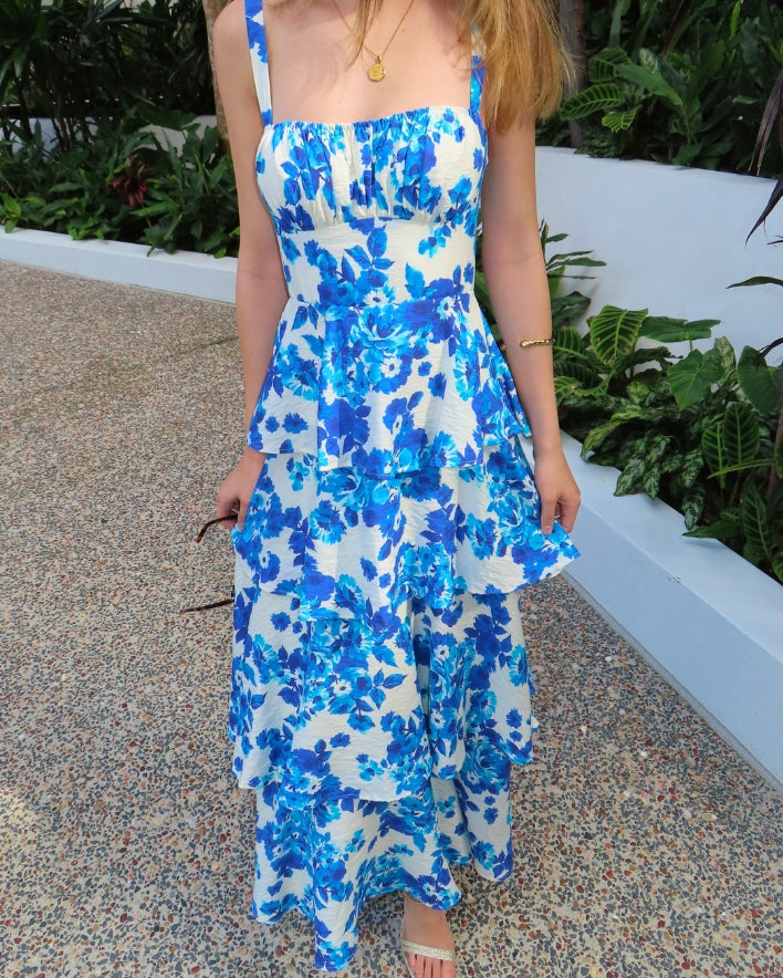 Marzia Maxi Dress - Navy