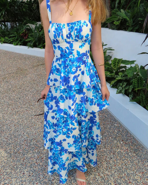 Marzia Maxi Dress - Navy