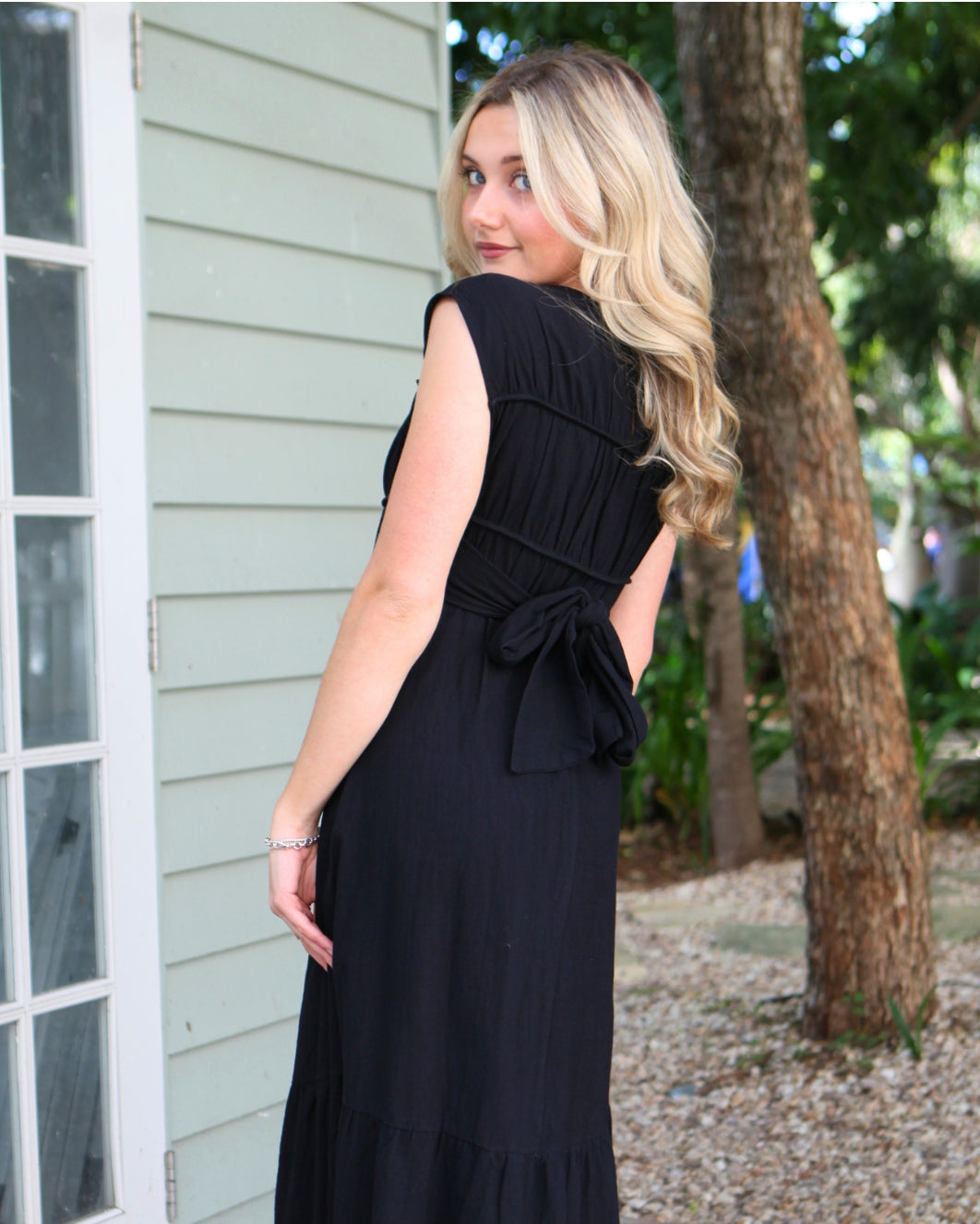 Krystel Maxi Dress - Black