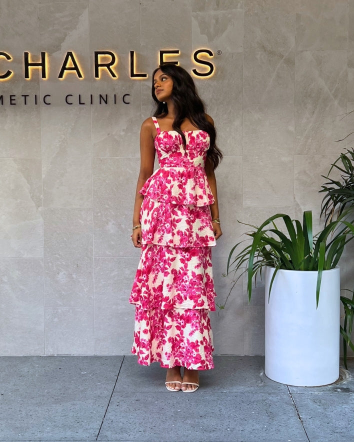 Marzia Maxi Dress - Fuchsia