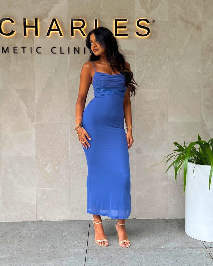 Cora Maxi Dress - Blue