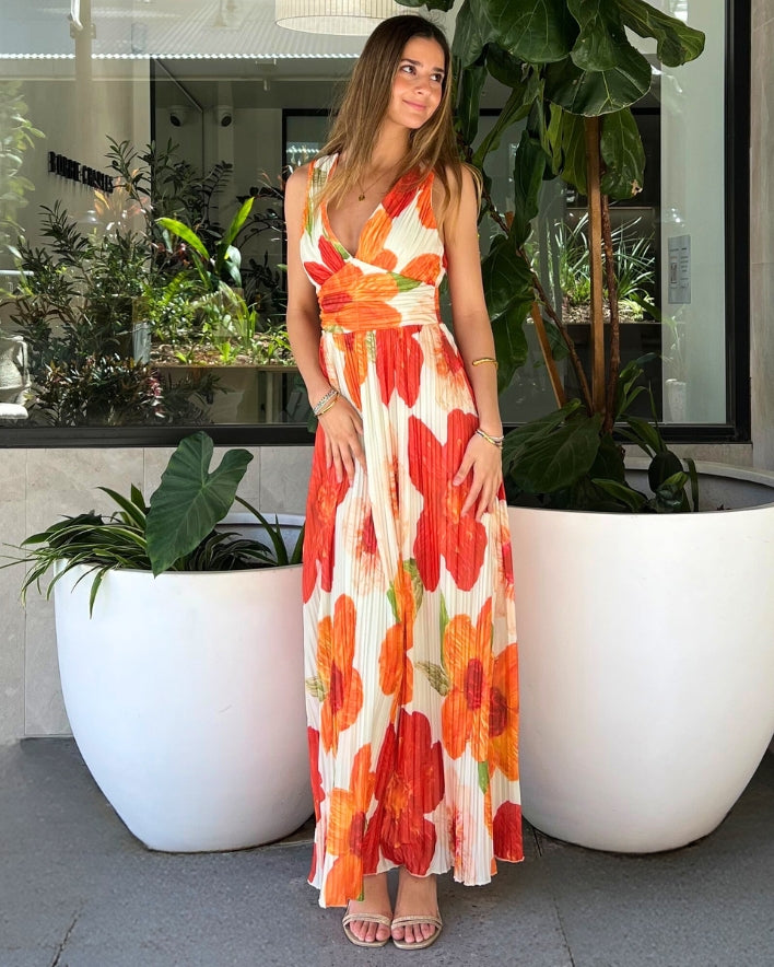 Loane Maxi Dress - Orange